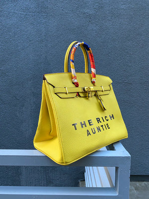The Rich Auntie Tote (Yellow)